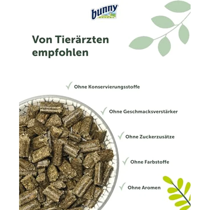 bunnyNature KaninchenTraum Herbs, Alleinfuttermittel für Zwergkaninchen ab 6 Monaten, mit 63 Pflanzen & Kräutern, 1,5kg – Bild 5