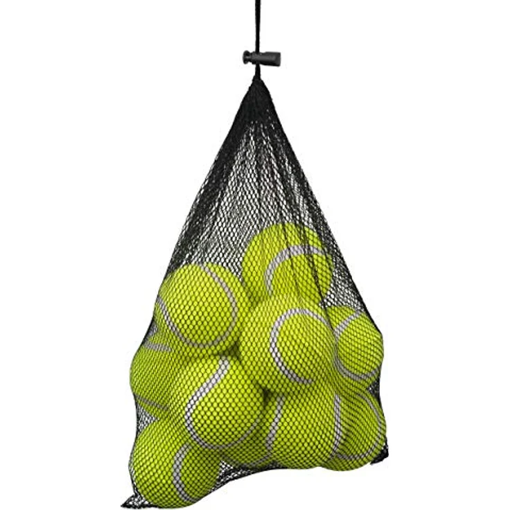 Rosewood 12 Standard-Tennisbälle, Hundespielzeug für interaktive Spiele, langlebig und mit Netztasche zur Aufbewahrung – Bild 4