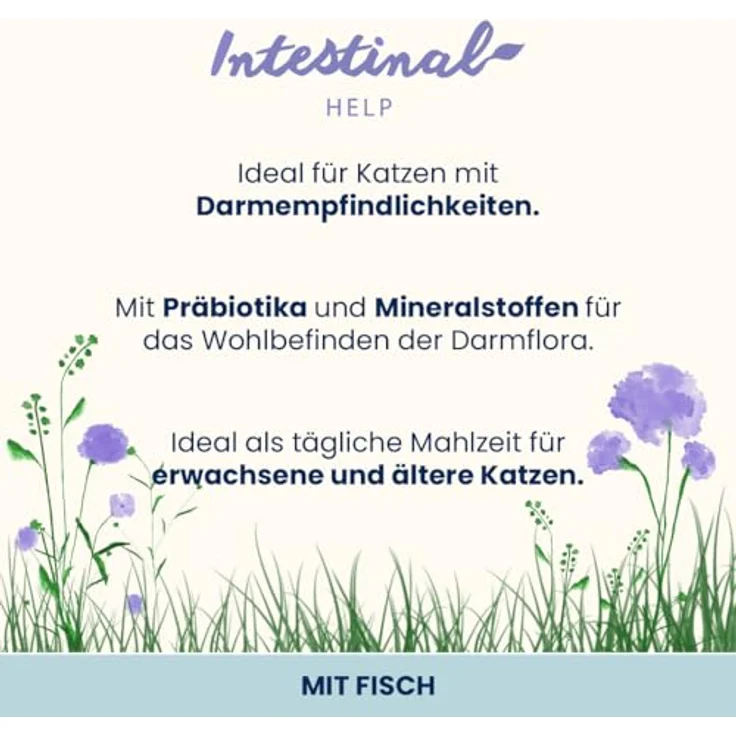 Almo Nature Functional Intestinal Help, Nassfutter für reife Katzen mit empfindlichem Darm, Fisch, Unterstützung für das Mikrobiom, 70 g (Packung mit 30) – Bild 2