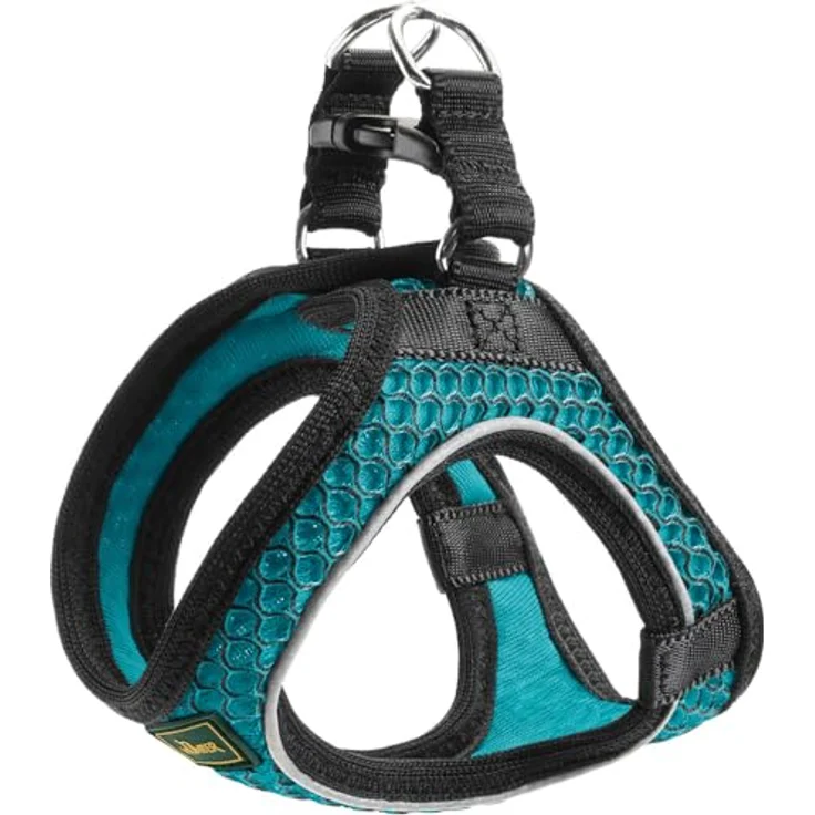 Hunter Hunde-Geschirr Hilo Comfort türkis M – Bild 2