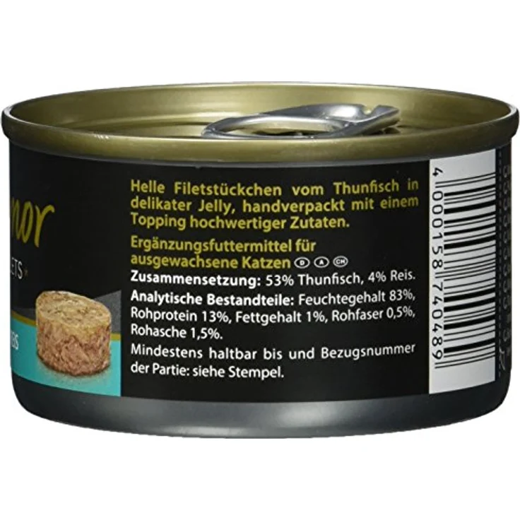 Miamor Feine Filets Thun & Reis, Katzen-Nassfutter ohne Leber und Innereien, 24x100g, leicht verdaulich und fettarm – Bild 3