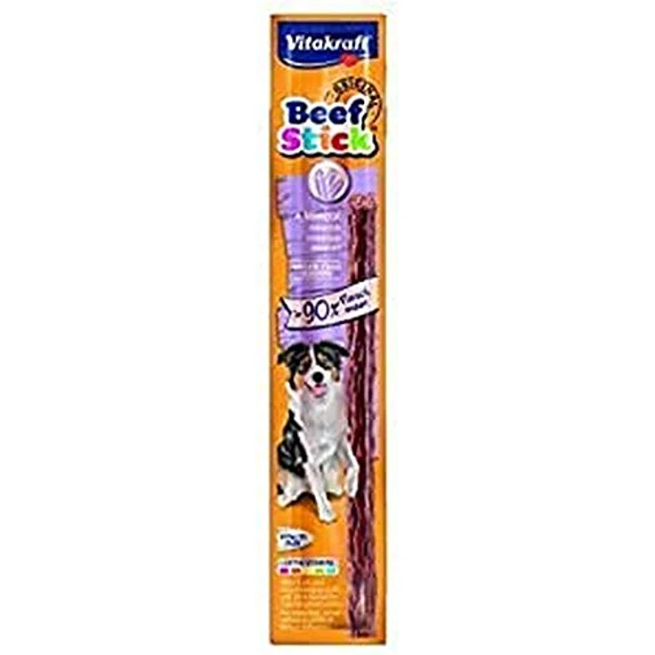 Vitakraft Vtk.Beef-Stick Junior 50 Stück, hochwertiger Hundesnack mit Rindfleisch, 500 g – Bild 1