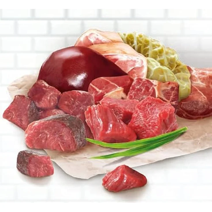 Rinti Kennerfleisch Schinken, Hunde-Nassfutter mit 800g Dosen, ohne künstliche Farbstoffe, mit Schwein – Bild 2