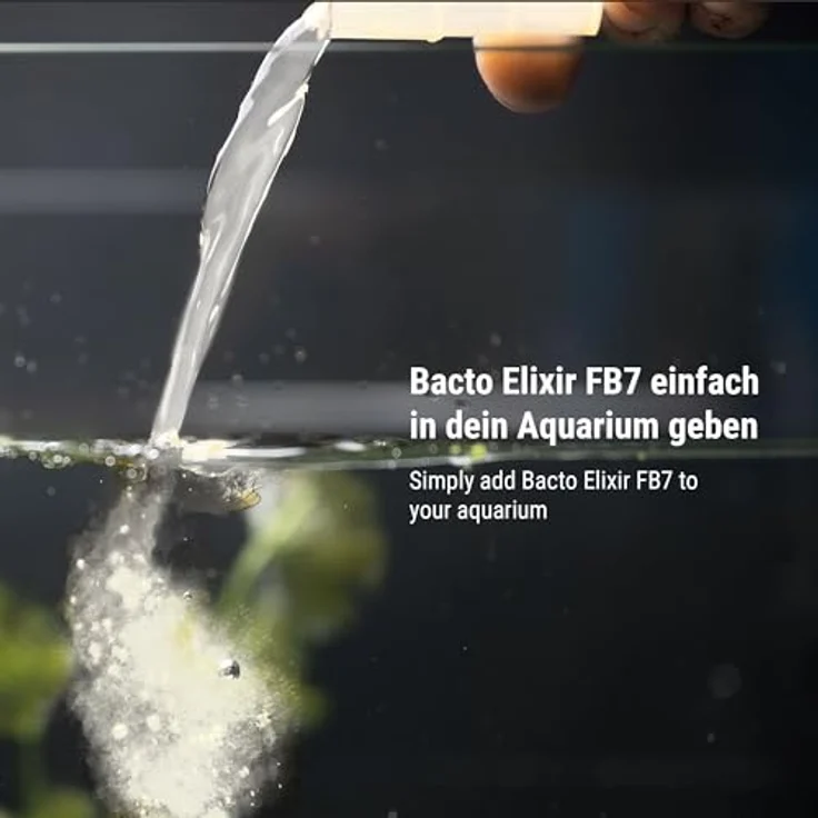Dennerle Bacto Elixir FB7, 500 ml - Wasseraufbereiter mit lebenden Filterbakterien zur Schadstoff- und Mulmreduzierung – Bild 5