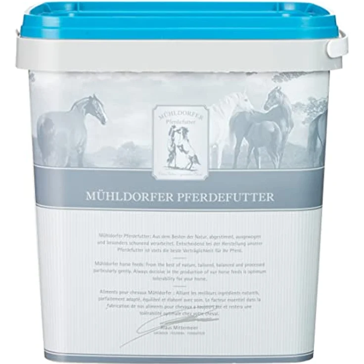 Mühldorfer Revitopur Prebiotic, 3 kg Pferdefutter zur ganzheitlichen Unterstützung bei Koliken und Kotwasser, mit Superfood Sanddorn und Topinambur, getreidefrei – Bild 4