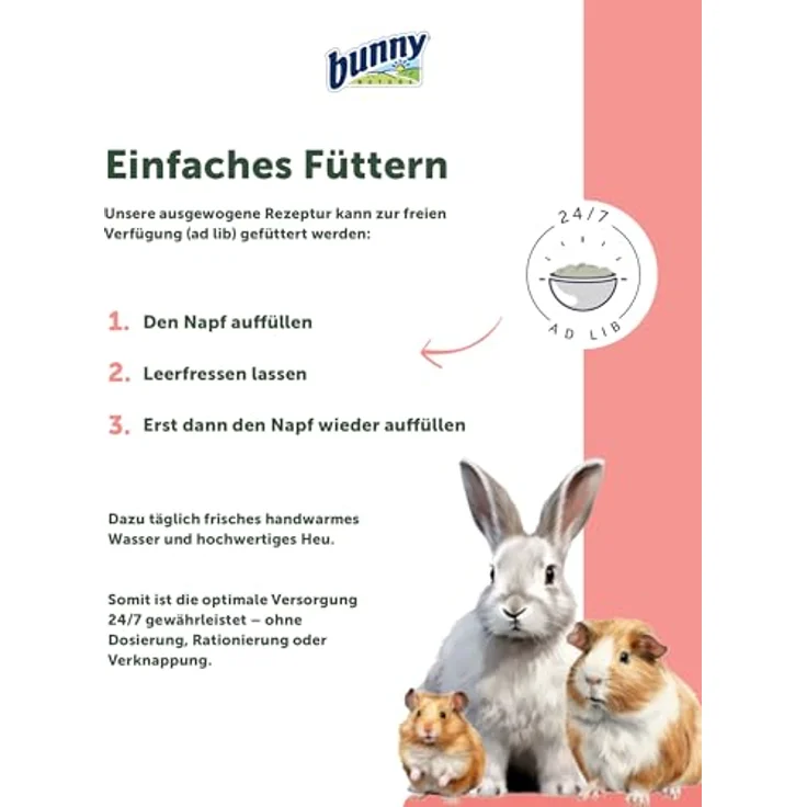 bunnyNature KaninchenTraum Vegetables, Alleinfuttermittel für Zwergkaninchen ab 6 Monaten, 63 Pflanzen & Kräuter, 4kg – Bild 4