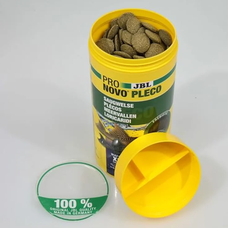JBL PRONOVO PLECO WAFER, Fischfutter für große Saugwelse, Größe XL, 1000 ml, naturbelassene Rohstoffe – Bild 5