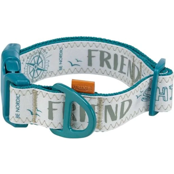 Trixie BE Nordic Hundehalsband, blau, Größe L XS/S, verstellbar, 25-36 cm – Bild 3