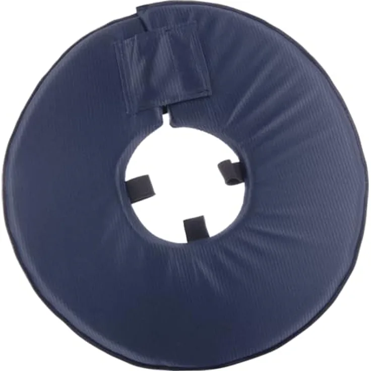 Vetlando Leckschutzkragen XS, Halskrause für Hunde & Katzen, wasserabweisend, waschbar, bequem, keine Sichtbehinderung, blau, Umfang 21-26cm, Durchmesser 26cm