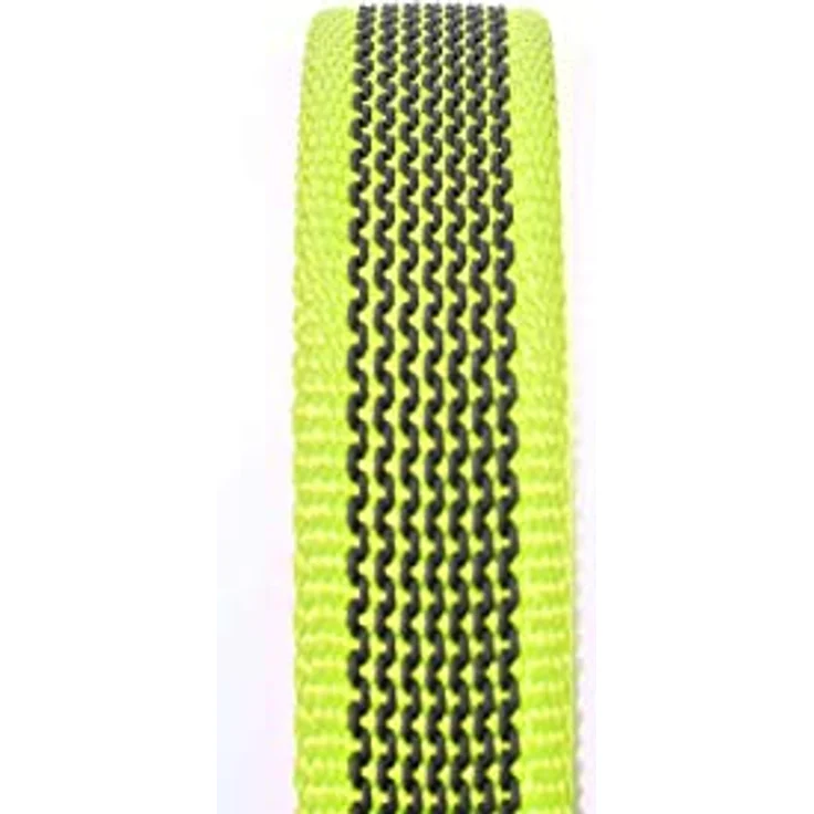 JULIUS K-9 IDC Color & Gray gumierte Leine, 20 mm x 1 m mit Schlaufe, neon-grau, stark und widerstandsfähig, optimaler Griff bei Nässe, leicht zu reinigen, ideal für Sport und Training – Bild 5