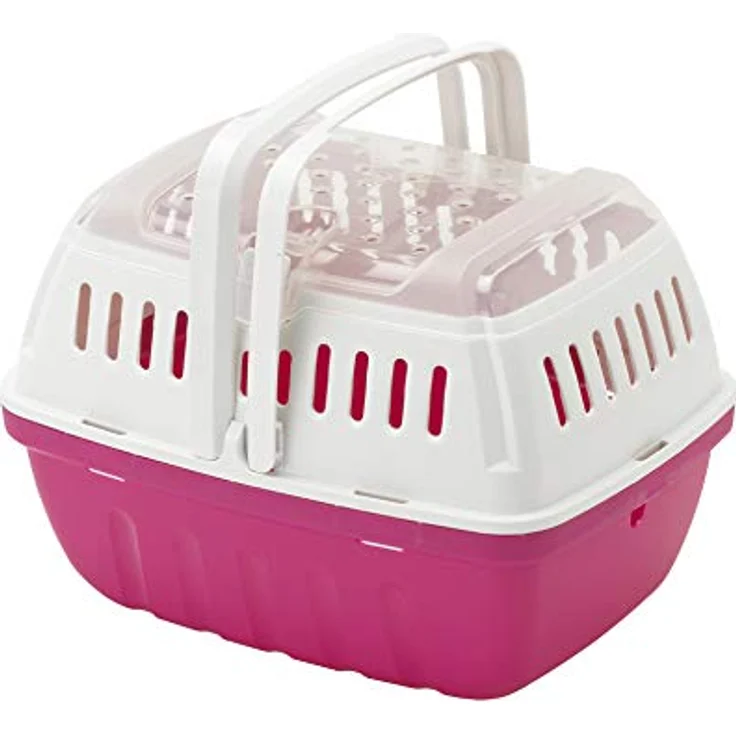 MODERNA Tiertransportbox Nager Transportkäfig, spülmaschinenfest, rosa – Bild 2