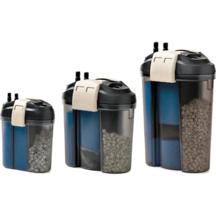 Eden 94070 FES 60 Aquarium Außenfilter, geräuscharmes Doppelfiltersystem für Aquarien bis 60 Liter, platzsparend, ideal für Nanoaquarien – Bild 4