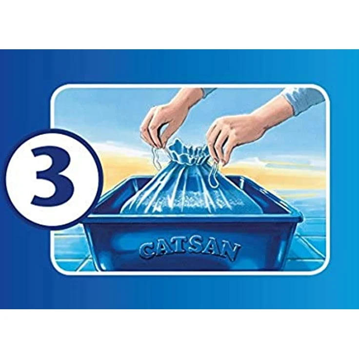 CATSAN Smart Pack, Nichtklumpende Katzenstreu auf saugfähigem Vlies, 2 Packungen à 4L, 4kg, staubfreie Anwendung – Bild 4