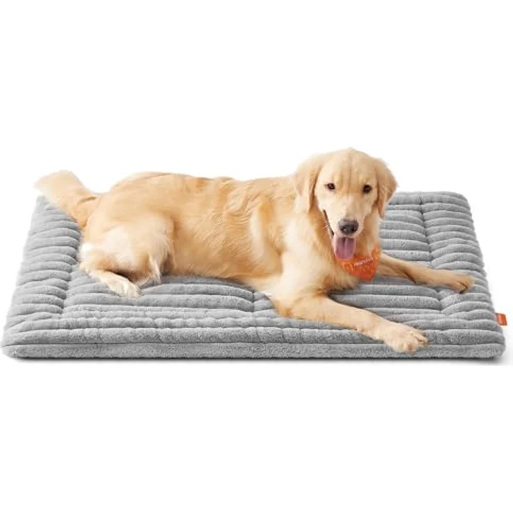 Feandrea Hundedecke XL, 105 x 70 cm, maschinenwaschbare Haustierdecke für Hunde und Katzen, Taubengrau, Anti-Rutsch, Pflegeleicht – Bild 1
