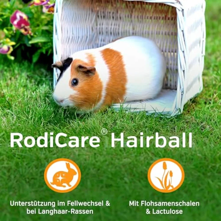 Alfavet RodiCare Hairball, Ergänzungsfuttermittel für Zwergkaninchen und Meerschweinchen zur Förderung der Ausscheidung von Haarballen, 3 Injektoren à 12 ml – Bild 2