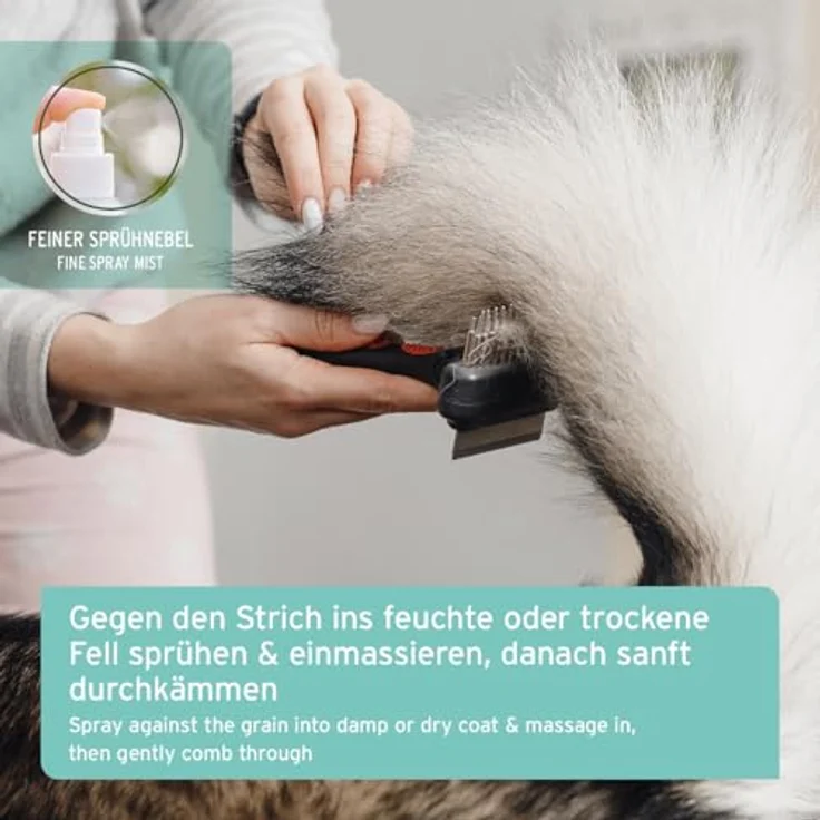 AniForte Fellharmonie Pflegespray Sensitive 200ml – Entwirrungsspray für Hunde & Katzen, gegen Juckreiz, sanfte Fellpflege ohne Mikroplastik – Bild 4