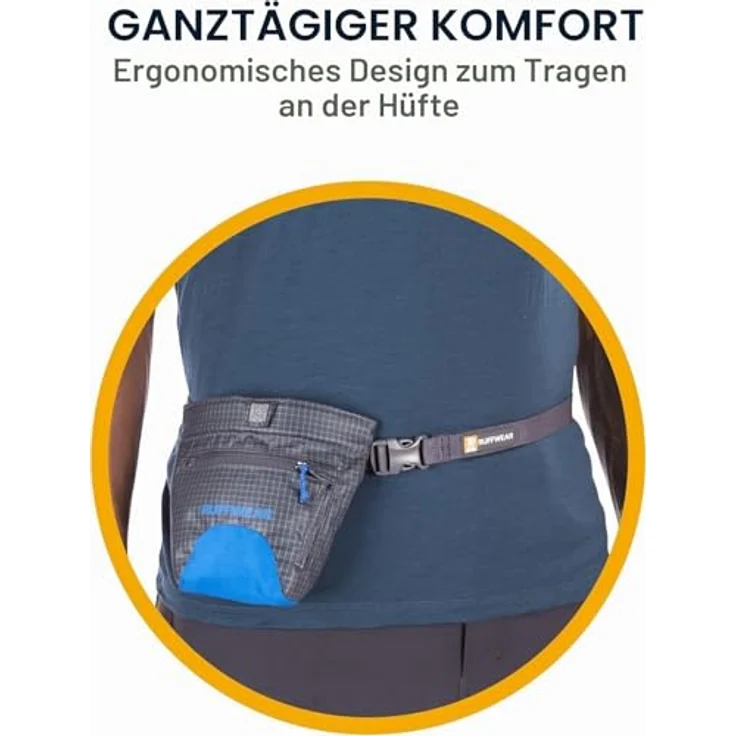 Ruffwear Treat Trader, Leckerlibeutel mit Magnetverschluss und verstellbarem Gurt, River Rock Green – Bild 6