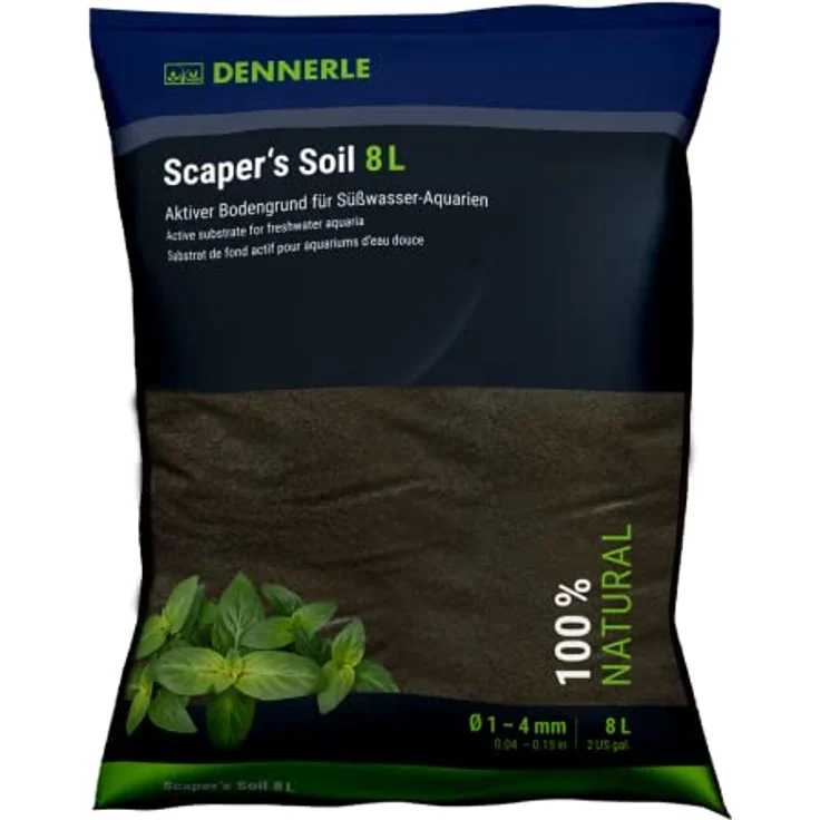 Dennerle Scaper's Soil 1-4 mm aktiver Bodengrund für Aquarien 8 l – Bild 2