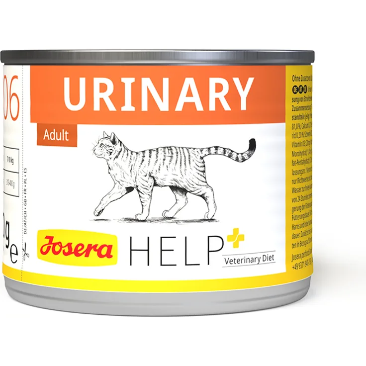 Josera Help Urinary Katze Nassfutter, Unterstützung bei Struvitsteinen, 6x200g