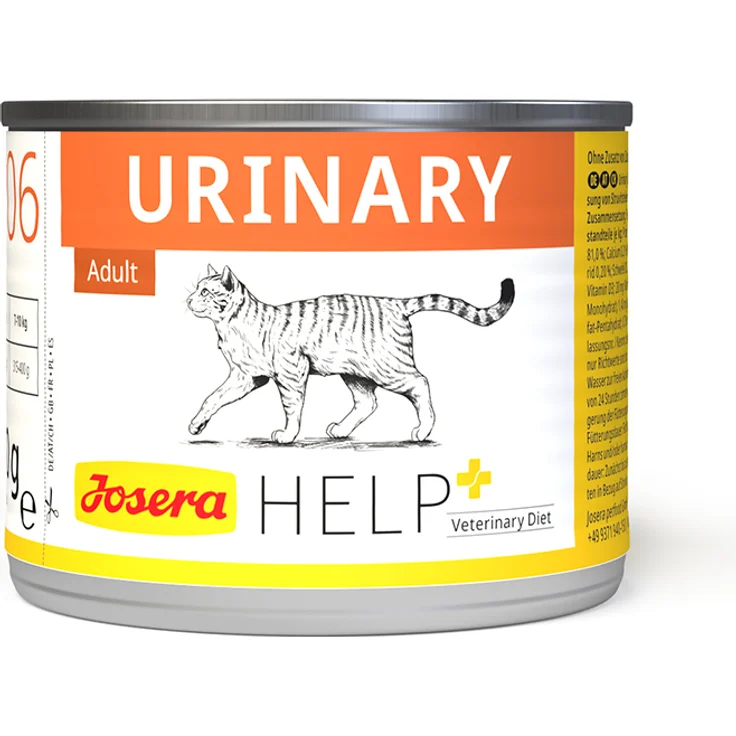 Josera Help Urinary Katze Nassfutter, Unterstützung bei Struvitsteinen, 6x200g