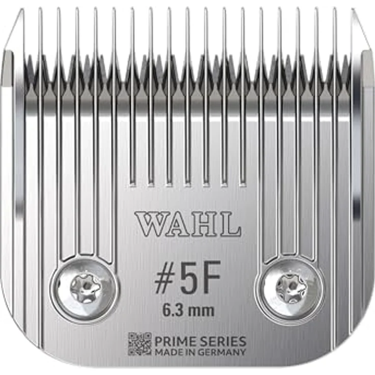 Wahl Prime Series Blades, Schneidsatzset #5F, 6.3mm, Vollzahn, Edelstahl, rostfrei, präziser Schnitt für Heimtierschermaschinen – Bild 1