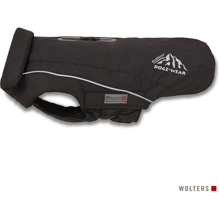 Wolters Hundebekleidung Hundejacke Dogz Wear, wasserdicht bis 10.000 mm, PFC-frei, schwarz – Bild 1