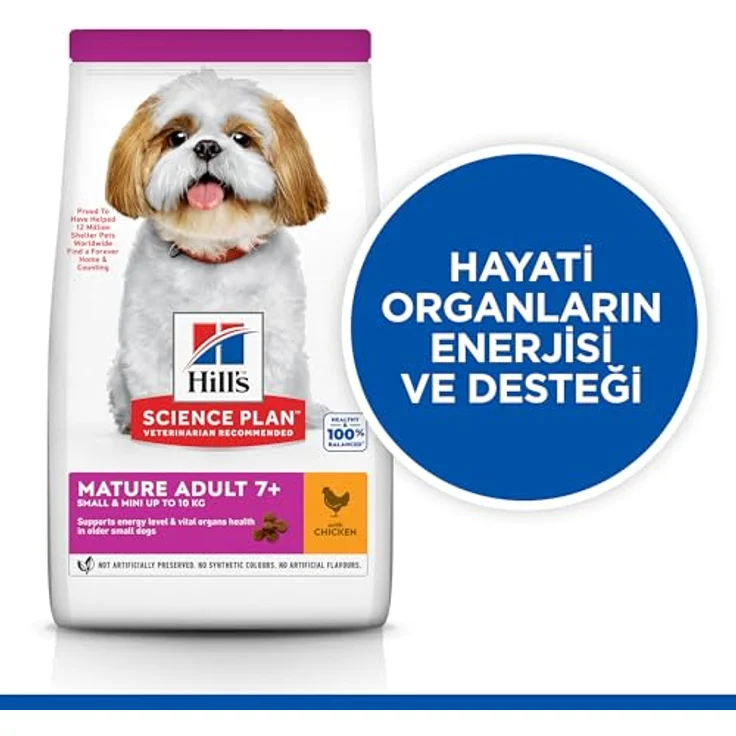 Hill's Science Plan Small & Miniature Senior 7+, Hundefutter für Senioren kleiner Rassen mit Huhn, 1,5 kg – Bild 2