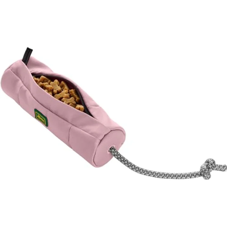 HUNTER Trainer Snack Dummy mit Seil, 20 cm, schwarze Füllung, abwaschbar und gepolstert – Bild 5