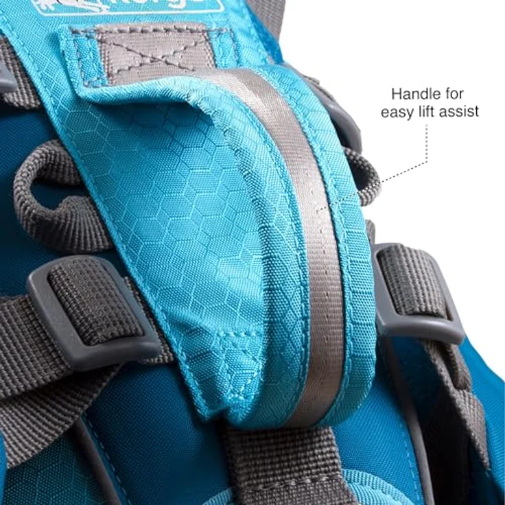 Kurgo Hunderucksack Baxter, leicht und strapazierfähig mit ergonomischer Unterstützung und anpassbaren Einstellpunkten – Bild 4
