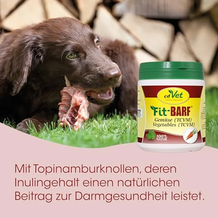 cdVet Fit-BARF Gemüse (TCVM) 700 g, getreidefreies Ergänzungsfuttermittel für Hunde und Katzen mit erlesenen Zutaten für ausgewogene Rohfütterung – Bild 8