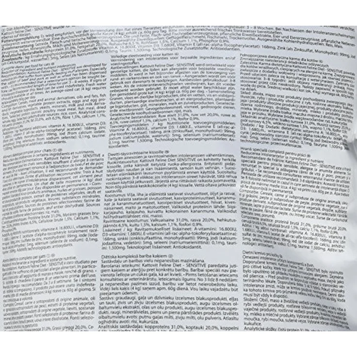 Kattovit Sensitive, Katzen-Trockenfutter 2er Pack (2 x 1.25 kg) mit ausgewählten Protein- und Kohlenhydratquellen – Bild 5