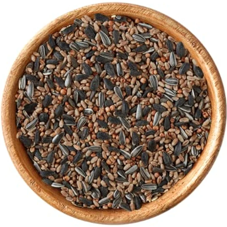 Elles Streufutter 5kg, Knackiges Basismüsli für Wildvögel, 100% natürlich, ideal für Gemischtfresser, Ambrosia kontrolliert, Ganzjahresfütterung – Bild 3