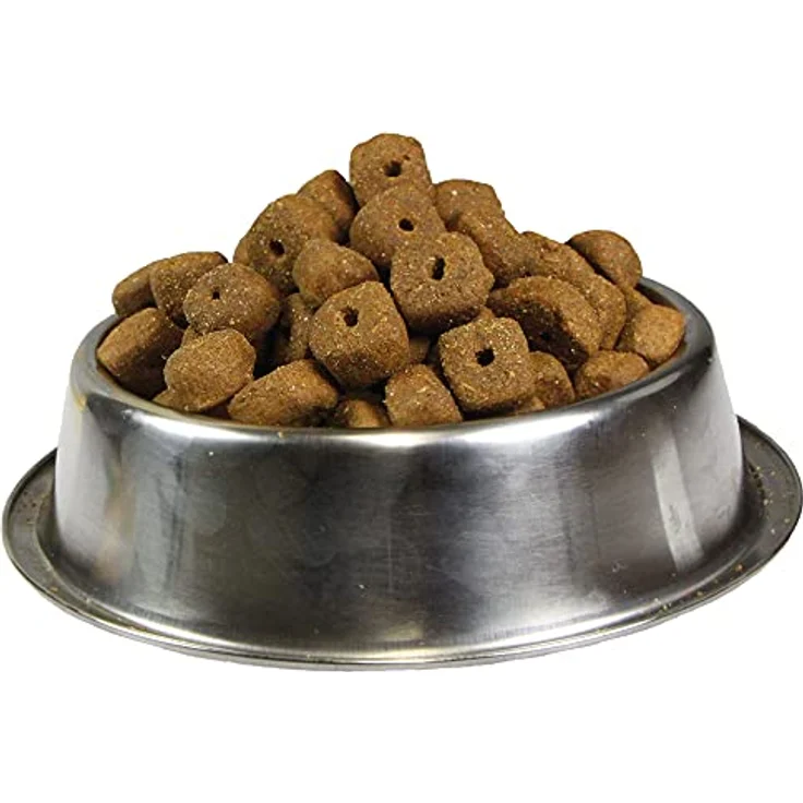 Schecker Weiche Ringe, Halbfeuchtes Trockenfutter für Ausgewachsene Hunde mit Geflügel, Reis und Gemüse, 1,5 kg – Bild 2