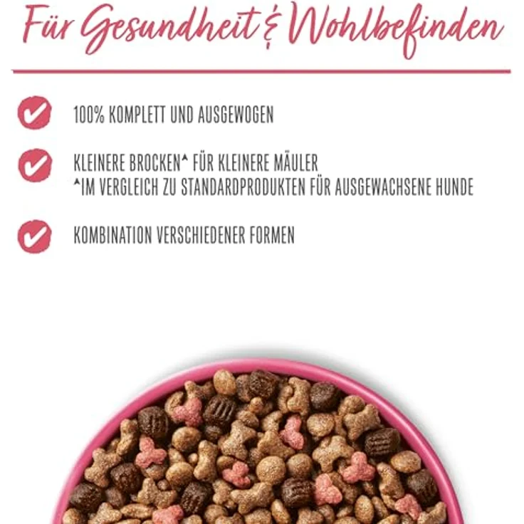 Beneful Kleine Genießer Hundefutter trocken für kleine Rassen, mit Rind und Gartengemüse, 6er Pack (6 x 1,4kg), gesundes Futter mit weichen Brocken und Omega-Fettsäuren – Bild 5