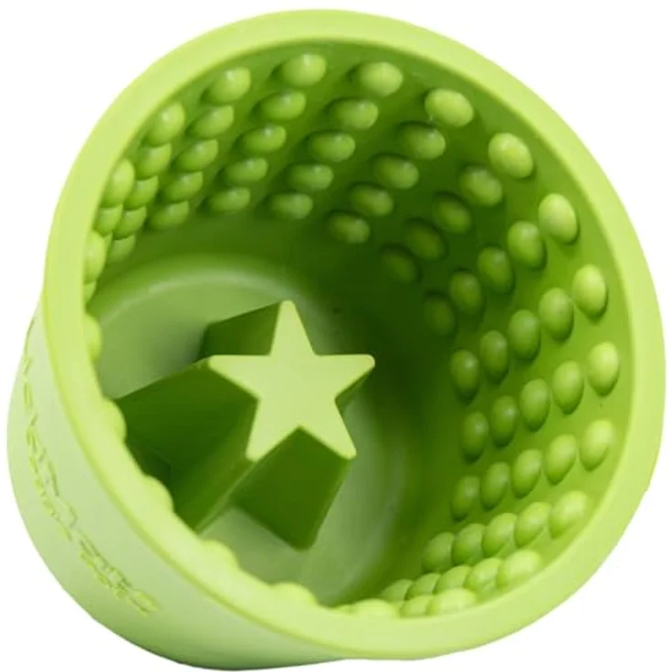 LickiMat Futternapf LickiMat Yoggie Pot, Becherform mit Noppen, natürliches Gummi, 9,5 cm Durchmesser, 9 cm Höhe – Bild 4