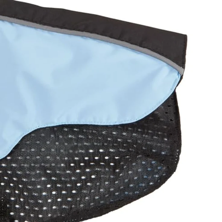 WOLTERS Easy Rain Hunderegenmantel, winddicht und wasserdicht, mit Geschirröffnung, blau Sky - Blue – Bild 5