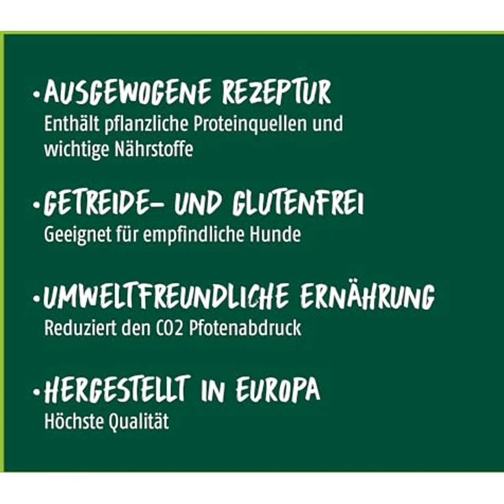 Christopherus Vegetarisches Trockenfutter für Hunde, Alleinfutter für alle Rassen, mit Erbse, Tapioka und Kürbis, 1 kg, getreidefrei und gut verträglich – Bild 2