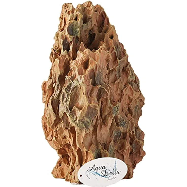 EBI Aqua Della Dragon Rock 2, Aquarium Dekoration aus ungiftigem Polyesterharz für Süss- und Meerwasseraquarien