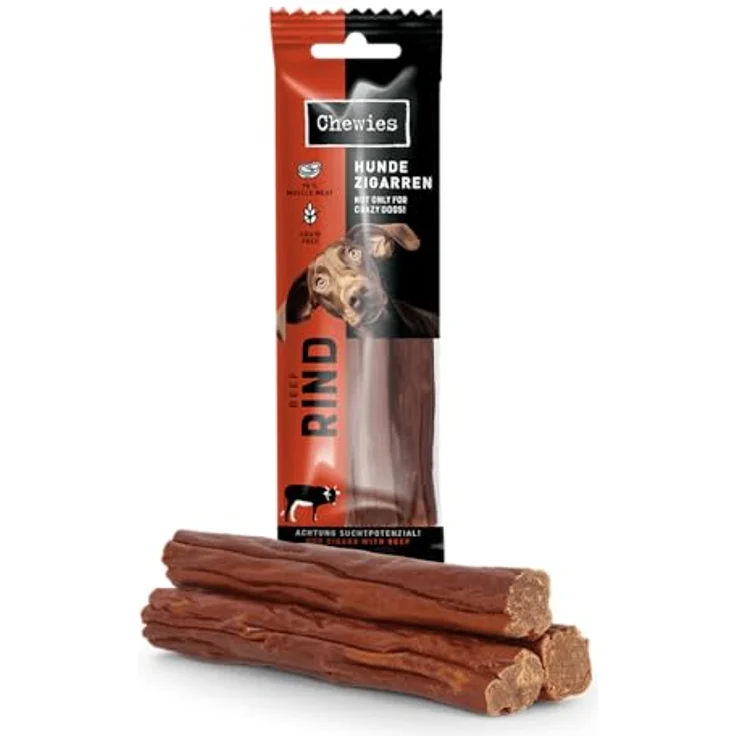 Chewies Hundezigarren Rind, natürlicher Kausnack, 75g – Bild 2