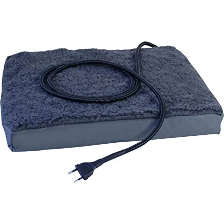 Glovii Beheiztes Haustierbett für Hunde und Katzen, Dunkelgrau 60 x 50 cm, mit Kohlenstofffaser-Heizelement und zwei Temperatursensoren – Bild 5