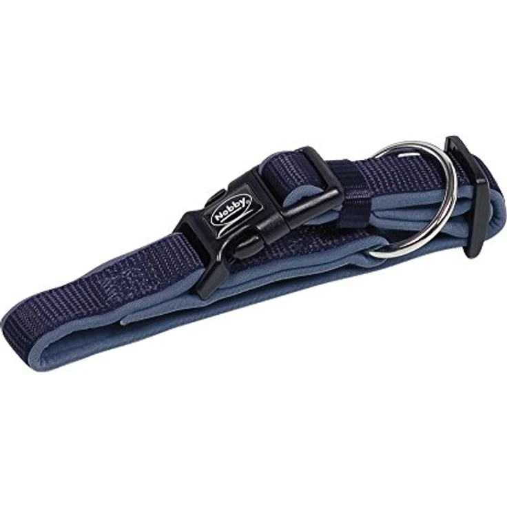 Nobby Halsband Classic Preno, blau / blau L: 25-35 cm, B: 15/20 mm, 1 Stück – Bild 2