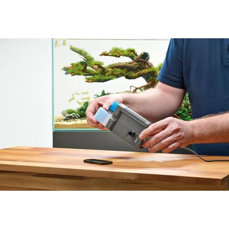 OASE 42662 BioCompact 50, Aquarium Innenfilter für Süß- und Meerwasser bis 50 l, regulierbare Wassermenge bis 240 l/h, energiesparend und leise – Bild 4