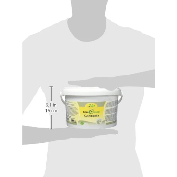 cdVet Naturprodukte EquiGreen CushingMix 1 kg, Kräutermischung zur Unterstützung bei Cushing Syndrom, mit Möchspfeffer und Grünhafer, für Pferde und Ponys – Bild 3