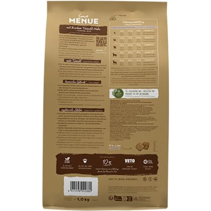 Bosch HPC MENUE Senior, Hundetrockenfutter mit Tierwohl-Huhn, Dinkel & Hafer, für ältere Hunde aller Rassen, 1 x 2,4 kg – Bild 2