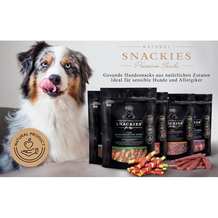NATURAL SNACKIES Premium Snacks für Hunde, Kaninchensticks 400g, ohne Getreide, Zucker und künstliche Zusatzstoffe, schonend luftgetrocknet – Bild 5