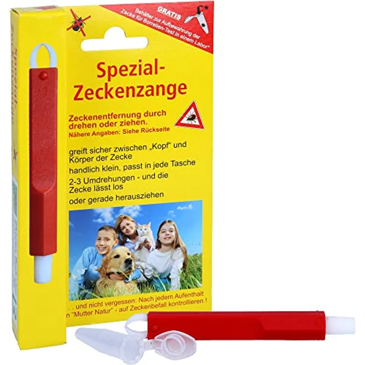 Pharma Brutscher ZECKENZANGE, professionelle Hundepflege zur sicheren Zeckenentfernung, 1 St. – Bild 3