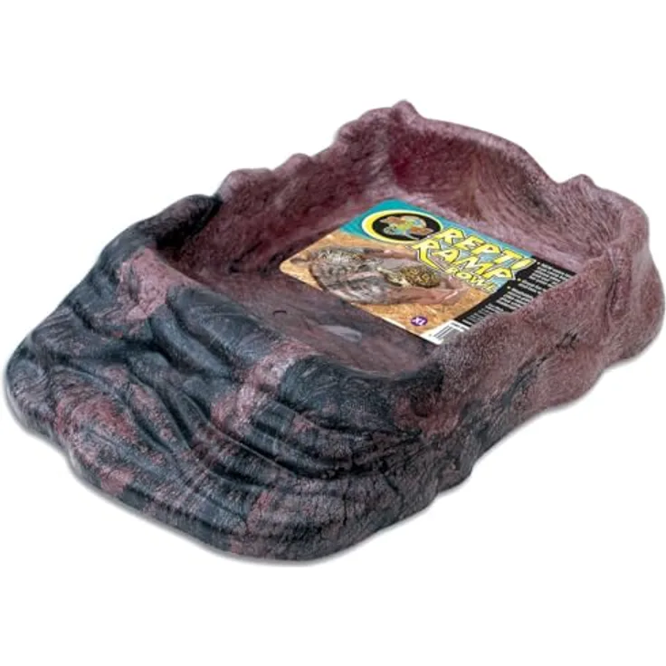 Zoo Med Zoomed RRB-12e Repti Ramp Bowl XL, große Tierfutterschale aus 100% recyceltem Kunststoff, leicht zu reinigen und spülmaschinenfest