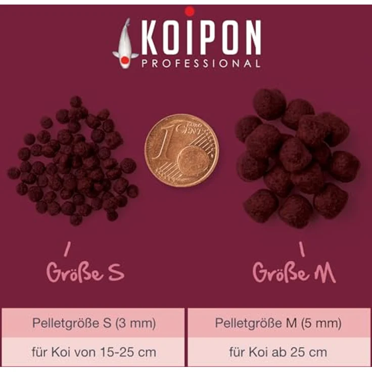 KOIPON Regular Koifutter 3,5 kg, 3 mm, Sommerfutter mit 1% Spirulina, schwimmend für Koi und Goldfische – Bild 4
