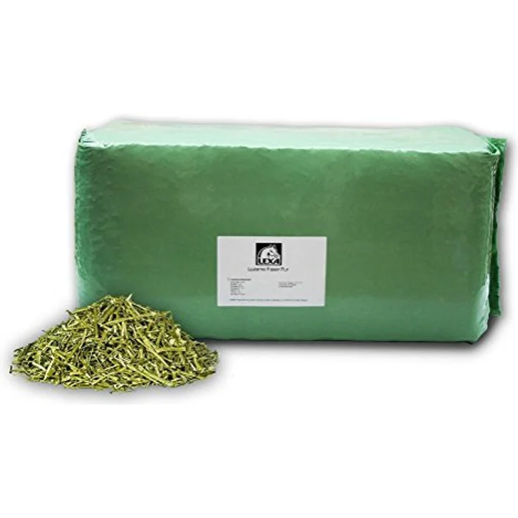 LEXA Luzerne Faser pur, Pferdefutter in 15 kg Ballen