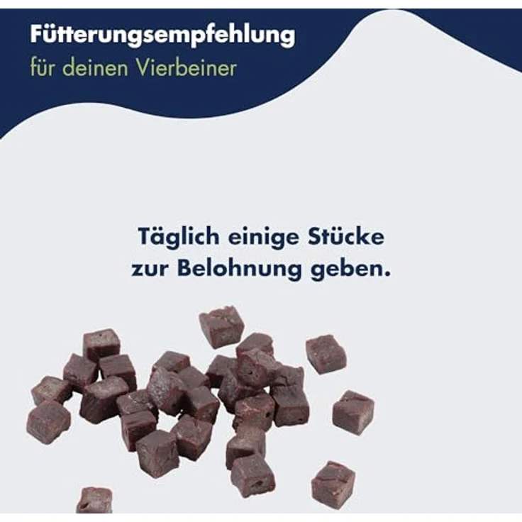 Dr.Clauder's Trainee Snack, leicht verdauliche Hundesnacks aus 95% Hirschfleisch mit Inulin, 500g Frischebeutel – Bild 4